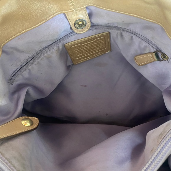 Coach Gold Handbag - Picture 6 of 8